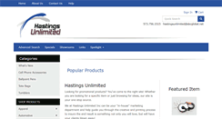 Desktop Screenshot of hastingspromos.net